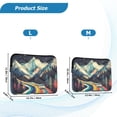thumbnail image 4 of FORMRS 15-15.6 inch Laptop Sleeve Case Soft Carrying Quilted Computer Bag Cover, Evening Mountain Road, 4 of 7