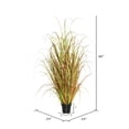 thumbnail image 3 of Vickerman 48"  PVC Artificial Potted Mixed Brown Grass., 3 of 4