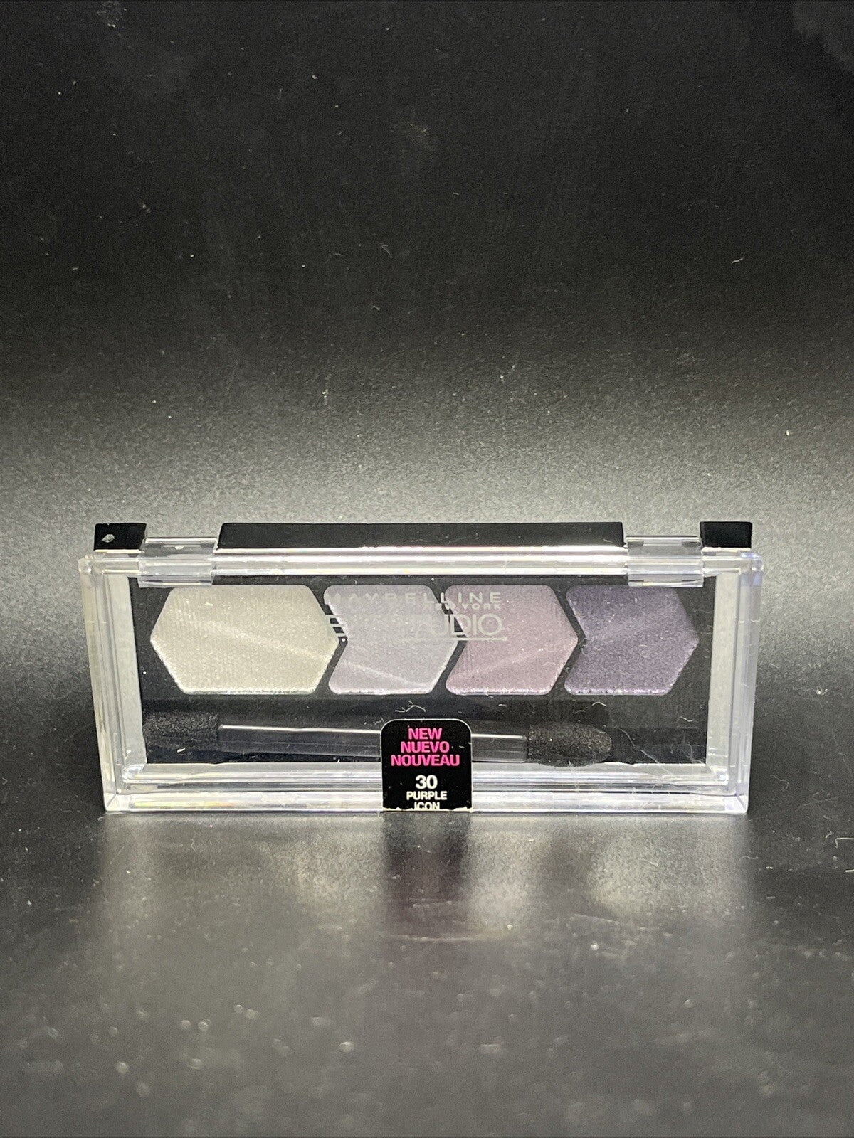 Maybelline EyeStudio Color Plush Silk Eye Shadow Quad Palette, Purple Icon