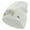 White, variant on US Army Retired Flag Embroidered 8 Inch Knitted Short Beanie - Black OSFM
