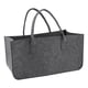thumbnail image 4 of Contenedor de almacenamiento plegable de fieltro de 20 x 10 x 10 pulgadas para organizar juguetes y ropa. gris oscuro, 4 of 9