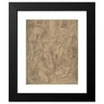 thumbnail image 2 of Jacopo Ligozzi 12x14 Black Modern Framed Museum Art Print Titled - The Descent from the Cross with Saint Francis and Another Friar (1619), 2 of 5