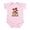 Petal Pink, variant on CafePress - Babys 1St Halloween Goldendoodle - Baby Light Bodysuit, Size Newborn - 24 Months