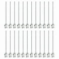 thumbnail image 1 of Blunt Tip Dispensing Needle, 24 Pcs 2 Inch Stainless Steel Liquid Dispenser Needles with Lure Lock 18g,24 * Needles with Lure Lock,Silver, 1 of 6