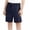 Navy, variant on Maqroz Boys Classic Chino Shorts Flat Front Dress Pants Adjustable Waist Knee Length School Uniform Golf Bottoms with Functional Pockets Black,11-12Years