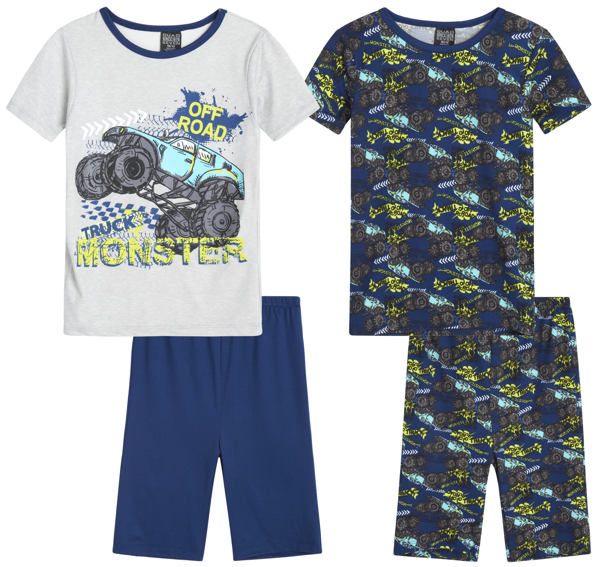 quad-seven-boys-pajama-set-4-piece-super-soft-short-sleeve-sleep