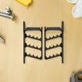 thumbnail image 4 of Raindrops 2pcs Wall Mounted Archery Brackets Display Rack Arrows Holder Arrows Display Hanger Brackets Rack For Home, 4 of 8