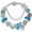 Ocean style bracelet, variant on Mother Charms Bracelet for Women Murano Glass Beads Butterfly Flower Charms Amethyst Bracelets