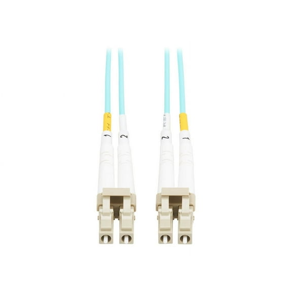 Tripp Lite 10Gb Duplex Multimode 50/125 OM3 LSZH Fiber Patch Cable (LC/LC), Aqua