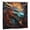 Plastic, variant on Fire Dragon Cool Art Shower Curtain with 12 Plastic Hooks Washable Polyester Fabric Bathroom 72x72 Inch