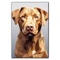thumbnail image 3 of Thuan Chesapeake Bay Retriever Art Funny Dog Canvas Wall Art Watercolor Animal Cute Puppy Painting Canvas Prints for Farmhouse Kitchen Bedroom Bathroom Decor Framed and Ready to Hang, 3 of 6