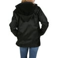thumbnail image 6 of totes Womens Rain Jacket with Hood Rain Coat for Women Waterproof Womens Coats, Black, Medium, 6 of 6