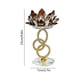 thumbnail image 3 of Christmas Lotu Flower Candle Holders Crystal Glass Centerpiece For Christmas Home Decor Wedding Dining Table Festive Living Room And Mantle Decoration, 3 of 6
