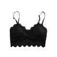 thumbnail image 2 of Womens V-Neck Comfort Pullover Lace Back Wireless Bra, 2 of 7