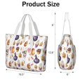 thumbnail image 3 of Tote Bag for Women - Halloween Treats Pattern Shoulder Bag - Large Utility Work Duffle Bag with Zipper Handbag for Travel, Work, Sprots, 3 of 5