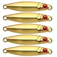 thumbnail image 2 of Mosiee Appâts Réalistes Maquereau Bar Cod Pêche Sequins Longs Leurres 5 Pcs Pack, 2 of 7