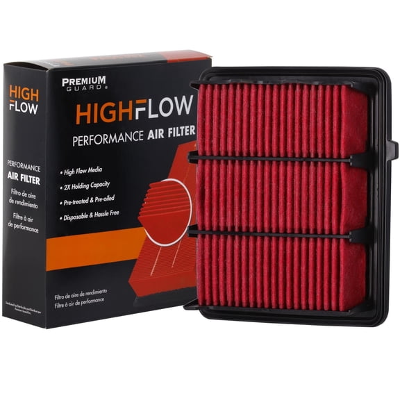 HIGHFLOW High Performance, Pre-Oiled Disposable Engine Air Filter PA99294X | Fits 2018-2022 Honda Accord