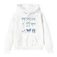 thumbnail image 4 of Byoo Big Girl Hoodie Oversize Bow Graphic Long Sleeve Soft Hoody Sweatshirt for Kids Cute Active Pullovers Top, 4 of 4