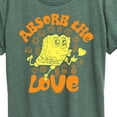thumbnail image 3 of SpongeBob SquarePants - Absorb The Love - Women's Short Sleeve Graphic T-Shirt, 3 of 7