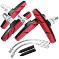 thumbnail image 1 of ORUYROP Bike Brake Pads Brake Kit Brake Shoes Pads Cable Guide Protector 8 in One 70mm Bicycle V-Brake Pad Set Work with All Shimano Sram MTB V-Brake System 2pairs(4pcs), 1 of 7
