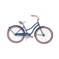 Huffy 26" Fairmont Cruiser Bike, Fits Riders 5'0" , Blue, Adult, Women's