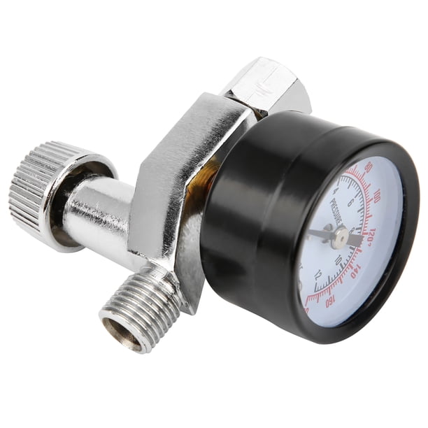 Válvula Reguladora De Aire, G1/4 0-0.11 Mpa Regulador De Presión De Aire, Para Controlar El Flujo De Aire Válvula De Control De Aire Del Aerógrafo Suministros Industriales ANGGREK 12345678
