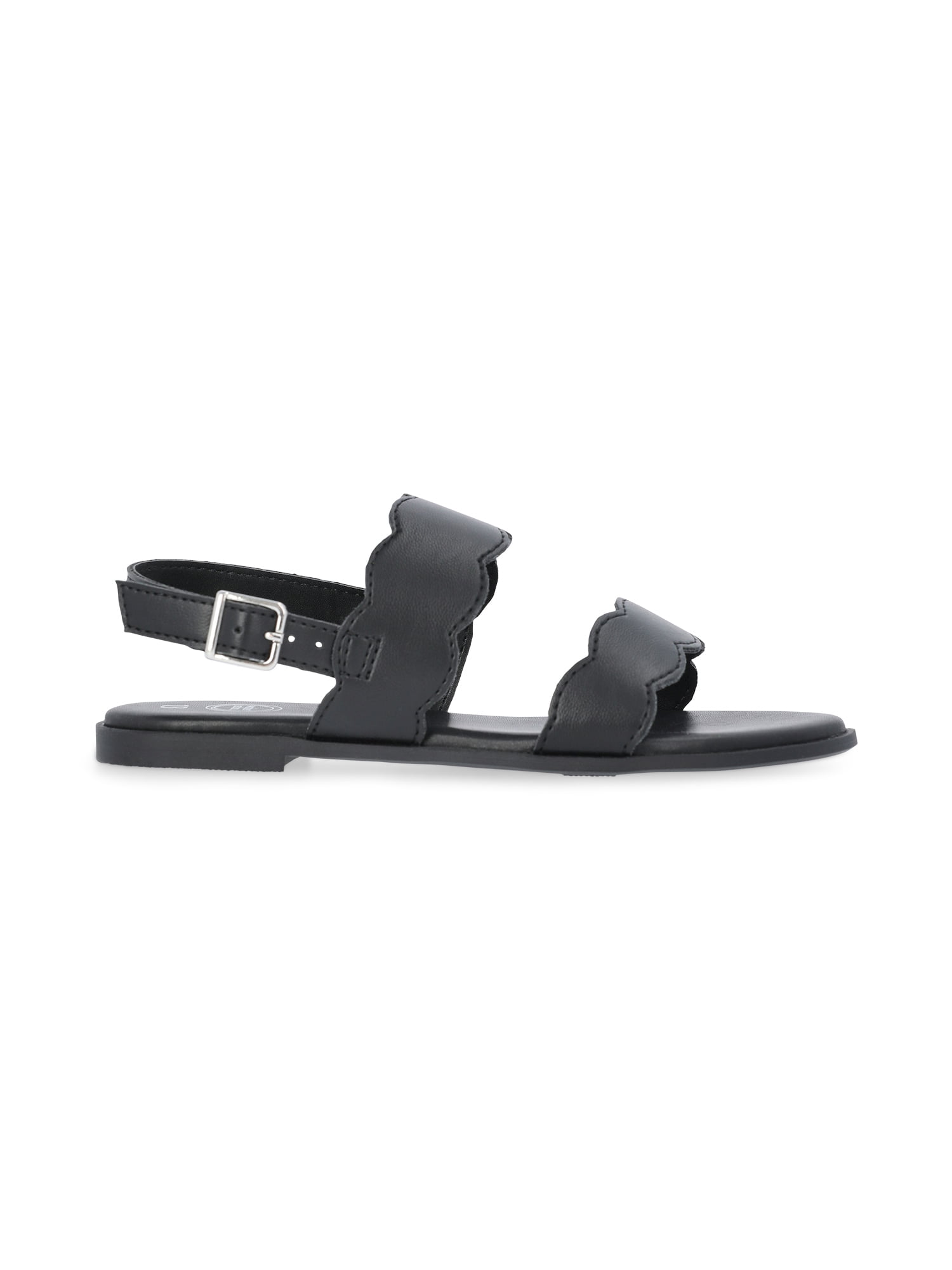 Wonder Nation Girls Two-Strap Slingback Sandals