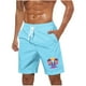 thumbnail image 1 of Pantalones Cortos Casuales para Hombre Imprimir con Bolsillos Pantalones de Playa de Cintura Elástica, Pantalones Cortos de Cintura Elástica para Hombre, 1 of 5
