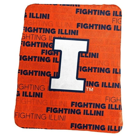 Logo Brands 151-23C Illinois Classic Throw