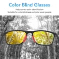 thumbnail image 4 of Gafas correctoras para daltónicos gafas para daltónicos para hombres para interiores flexibles a la moda para conducir para pasatiempos artísticos ANGGREK Otros, 4 of 8