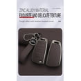 thumbnail image 4 of Key Fob Cover Compatible with Fit for Audi A4 A3 Q3 Q5 Q7 TT TTS RS3 S4 S3 A1 S6 RS4 RS6 Q2L ABS Smart Remote Key Case Keychain Case Holder Protector,Long-brown, 4 of 7