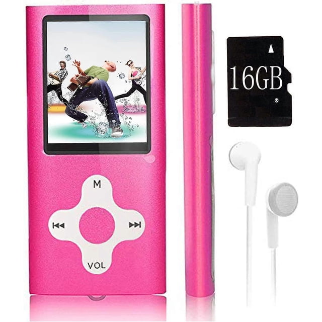 Reproductor de música MP3 y MP4 con visor de fotos, lector de libros electrónicos, grabadora de voz, radio FM y vídeo.
