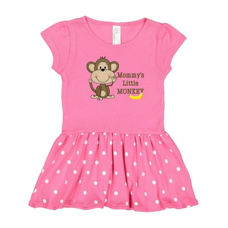 

Inktastic Mommy s Little Monkey Gift Toddler Girl Dress