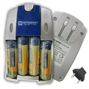 "Nikon Coolpix L840 Digital Camera Charger Replacement of 4 AA NiMH 2800mAh Rechargeable Batteries, with Charger"
