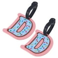 thumbnail image 5 of MLINS Luggage Tags for Airport Use Reusable PVC Cartoon Design 2 Pieces Assorted Color Lightweight Compact, 5 of 8