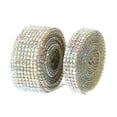 thumbnail image 3 of MRLESS Crystal Rhinestone Ribbon Wrap Sticker for DIY Wedding Decoration (2 Rolls), 3 of 9