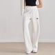 thumbnail image 1 of Pantalones de Yoga de Yoga de tipo Alo para mujer con cordón de cintura alta, pantalones de ejercicio de entrenamiento para adelgazar, sueltos, sueltos, casuales y rectos, hasta la cintura, 1 of 1