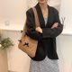 thumbnail image 3 of Lindo Bolso Mano Ganchillo Con Lazo Bolso Hombro Verano Bolso Playa para Mujer (marrón Claro), 3 of 9