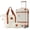 Cream, variant on Suitcase Set 3 Piece Carry On Hardside Luggage with TSA Lock Spinner Wheels, Luggage Sets 20 Inch Carry on Suitcase ABS Hardshell Luggage 3 Piece Set with TSA Lock Spinner Wheels