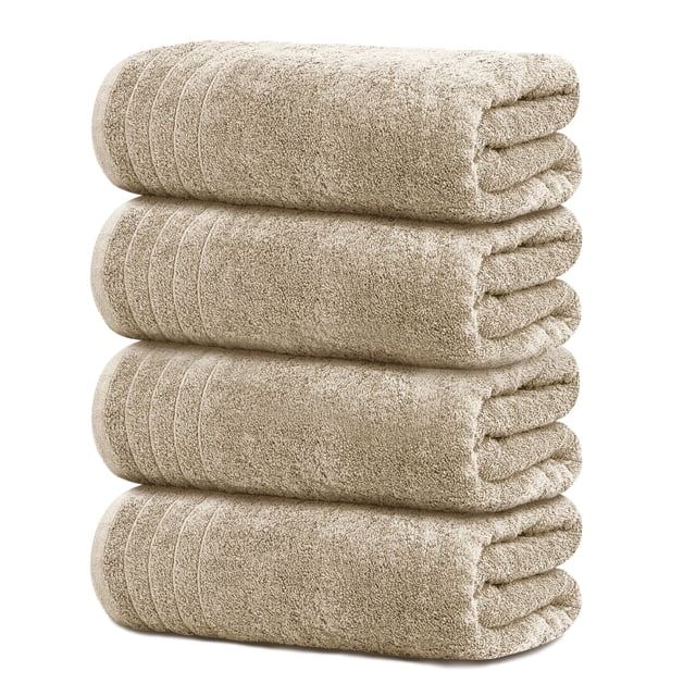 Toallas de baño Tens Toallas extra grandes, 100% algodón, 76 x 152 cm, paquete de 4