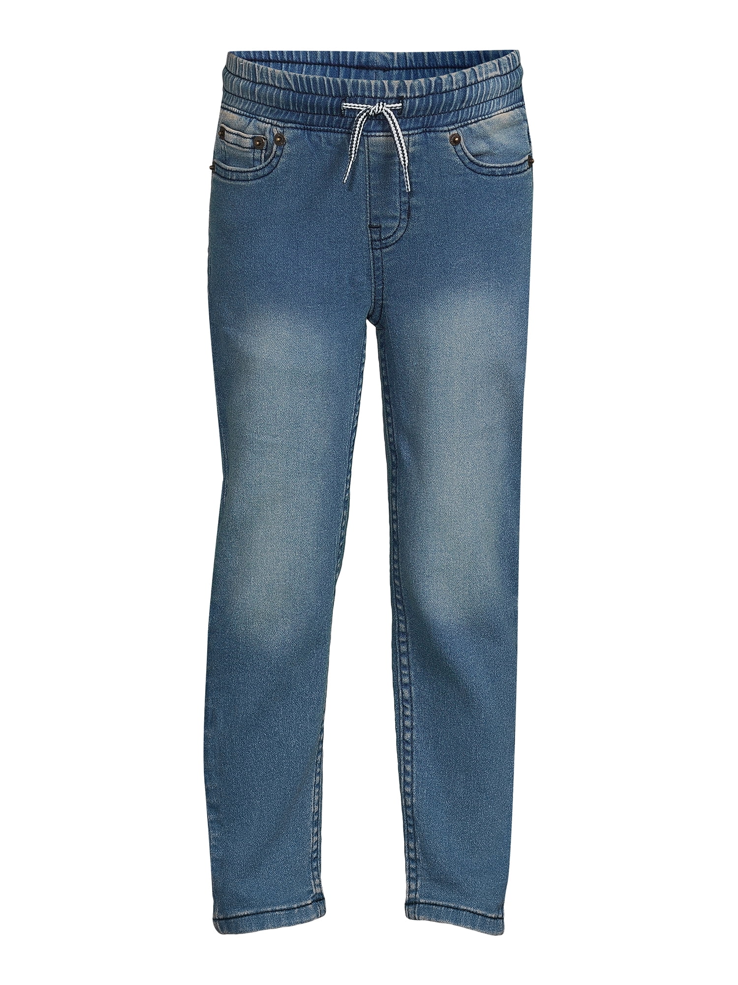 Hollywood Boys Slim Fit Knit Denim Jeans, Sizes 4-18