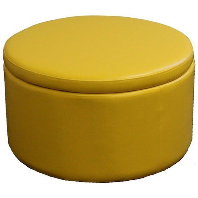 ORE International Poupée de Rangement en Bois Contemporain avec 4 Sièges en Jaune