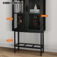 thumbnail image 6 of Laso II Mesh Door Cabinet - Black, 6 of 20