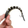 thumbnail image 3 of Cebos TARUOR 140mm Multi articulado Swimbait realista 8 segmentos pesca Swimbait Minnow señuelos art Taruor Cebos, 3 of 7