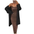 thumbnail image 2 of Fesfesfes Women Cardigan Women Long Sleeve T-Shirt Fall Sweater Cardigan Solid Blouse Tops, 2 of 9