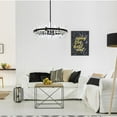 thumbnail image 4 of Serena 32 inch crystal round chandelier in black, 4 of 9