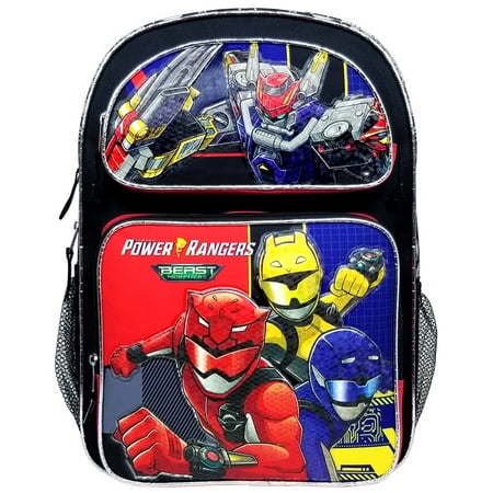 Kids Children Large Backpack School Bag Power Rangers Beast Robot