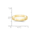 thumbnail image 2 of 10k Yellow Gold 3mm Ltw Flat Band Size 6 Ring, 2 of 2