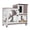 39.3''L Brown, variant on Aivituvin Rabbit Cage Indoor Outdoor Bunny Hutch on Wheels, 2 Story Wood Guinea Pig Cages with 2 Deeper Pull Out Trays