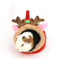thumbnail image 3 of Cama para hámster, mini casa para hámster suave y cálida, lindo nido antideslizante para dormir para hámster, casa de cama para animales pequeños para hámsteres enanos-L, 3 of 5